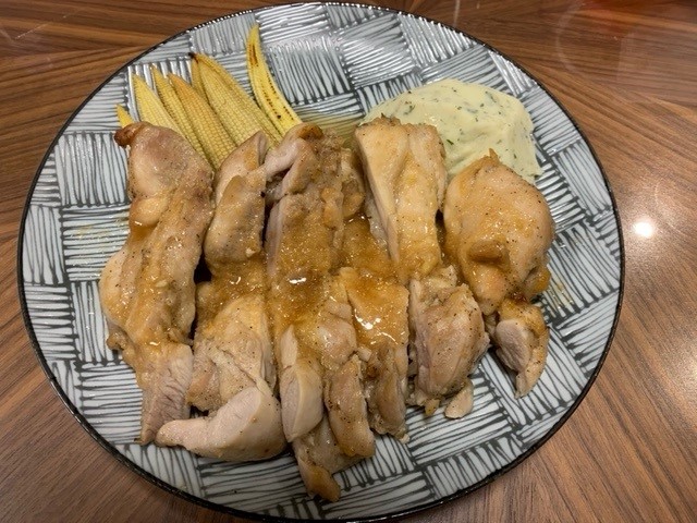 鶏もも肉の漬け焼き