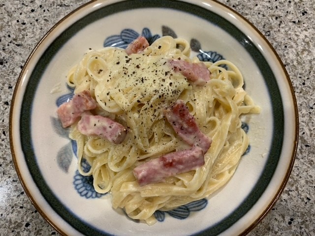 じゃがソースパスタ